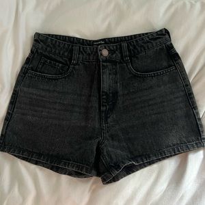 Frank & Oak Denim Shorts Black Wash in 27